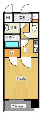 オーパスグラン谷町の物件間取画像